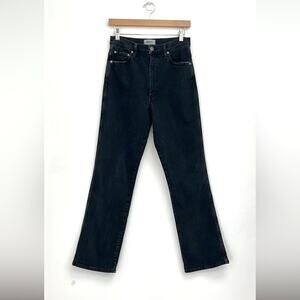AGOLDE Pinch Waist High-Rise Kick Premium Denim Jeans in Realm  - Size 27